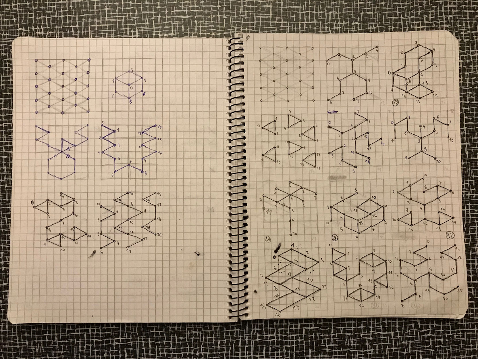 Checkered notebook one