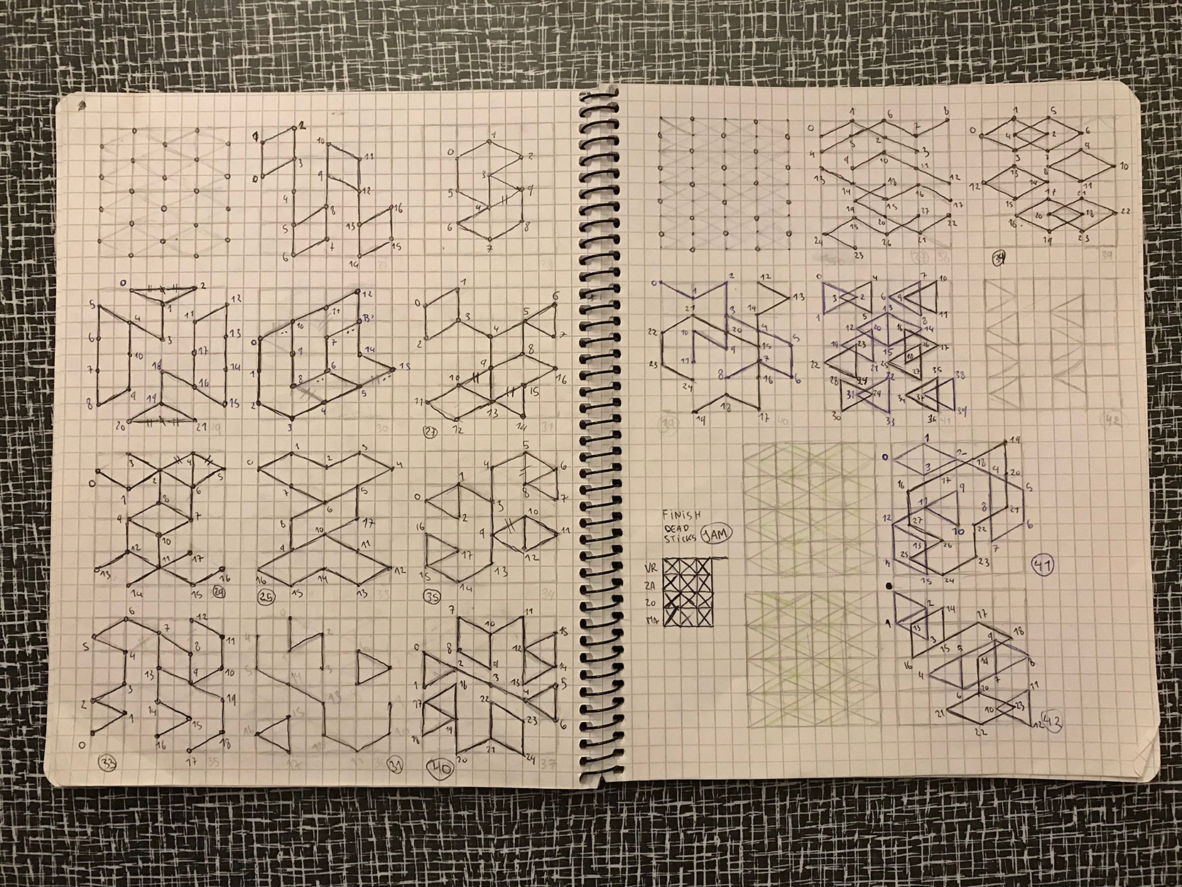 Checkered notebook two